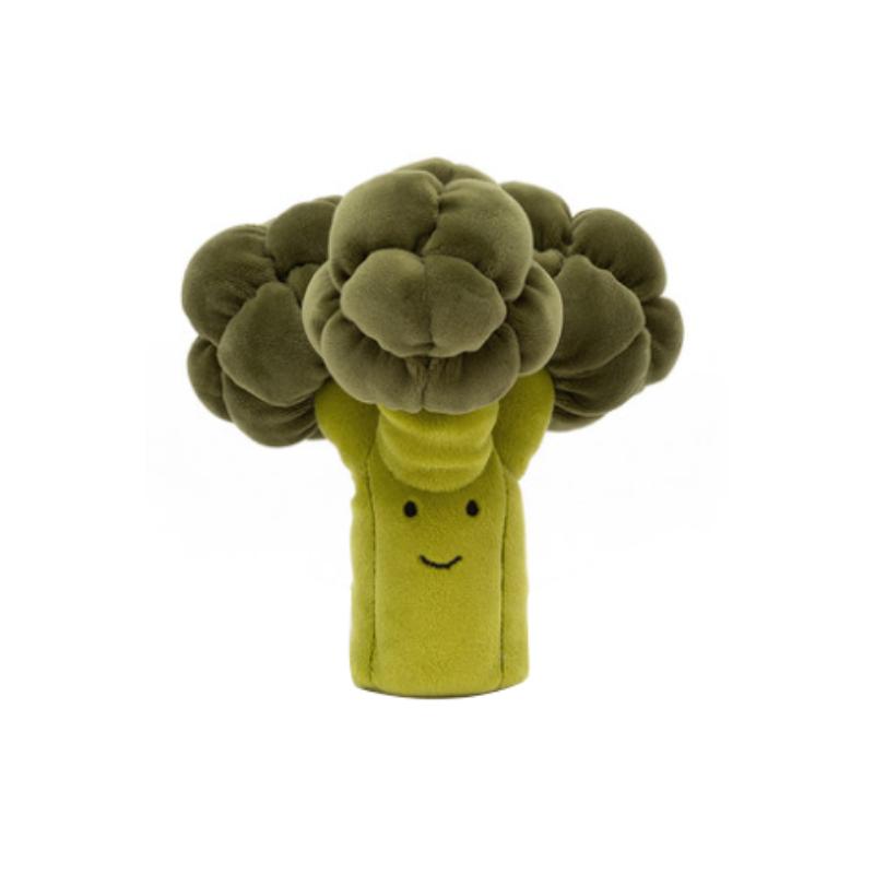 

JELLYCAT Fun Food Series Vegetables Lively Broccoli Companion Doll Plush Doll 17cm Tall