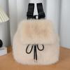 Small Backpack for Women 2026 Autumn and Winter Plush Backpack Women's Premium Imitation Fox Hair Backpack