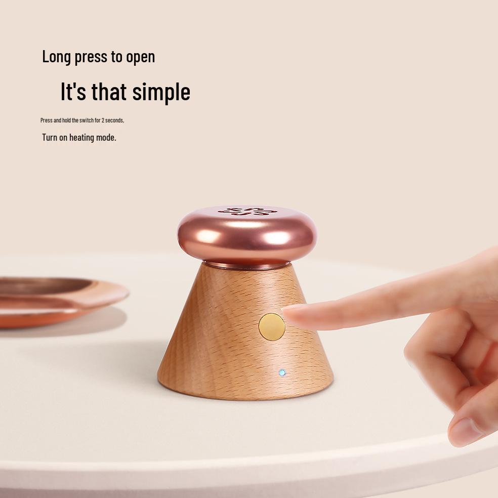 Solid Wood Temperature-Controlled Aromatherapy Diffuser