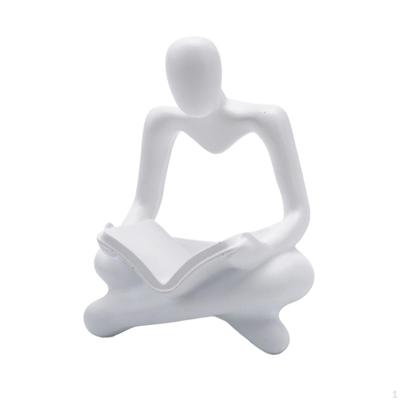 Abstrakcyjna Myślicielka Statua Ludzka Figurka Rzeźba na Dekoracje Imprezowe Prezent Urodzinowy
