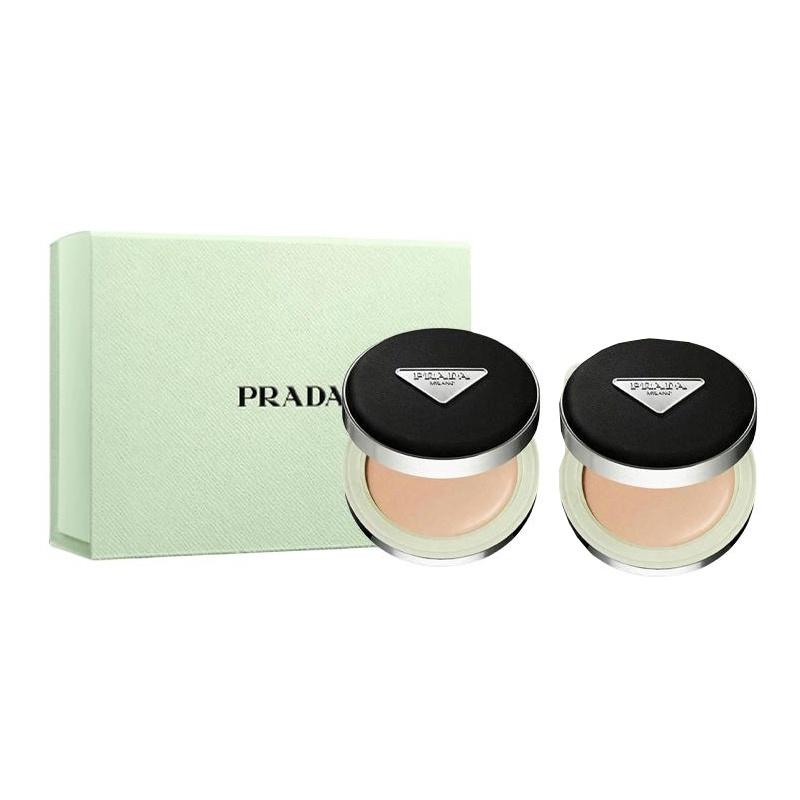 Prada Double Air Cushion Стойкий цвет #LC5 самоменяющийся цветной кушон 12г*2 коричневый