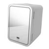 Portable Mirrored Beauty Fridge With Lighting 8L Mini Fridge Skin Care Makeup Storage with Mirror