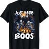 I'm Just Here For The Boos Ghost Funny Men Women Halloween T-Shirt