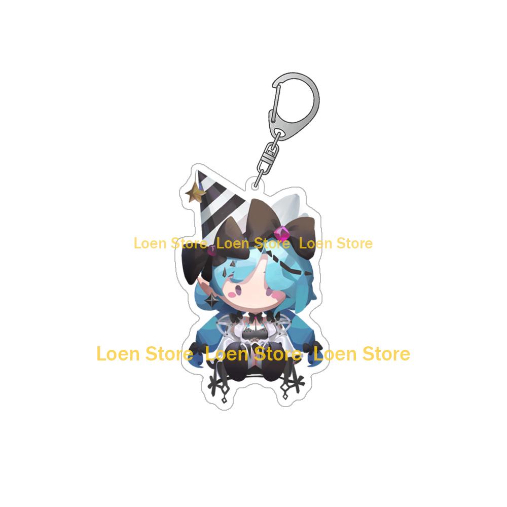 

Path to Nowhere character Hamel Hecate Che Rabit Wendy Luvia Ray EMP Camellia Pepper Kawaii Chibi anime Acrylic keychain gift 6CM Acrylic keychain