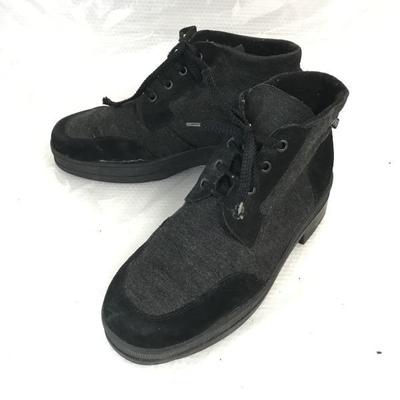 ESPRIT Short Heel Boots [Italy/42/26.5/Black] Shoes(USED)