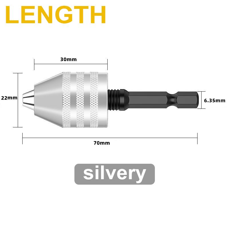 Elektrischer Schleifer Bohrfutter Schnellwechsel Sechskantschaft Dreibackenfutter Zubehör