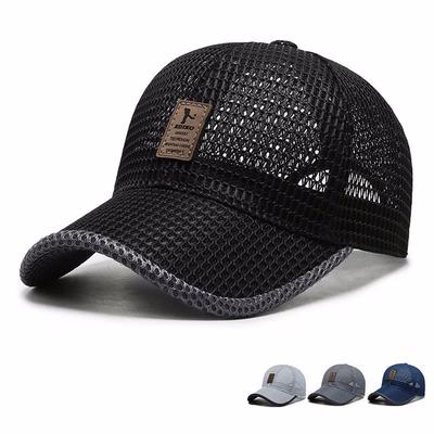Adjustable Breathable Unisex Snapback Hats Casual Sport Hats Cap Fishing Baseball Caps Mesh Cap
