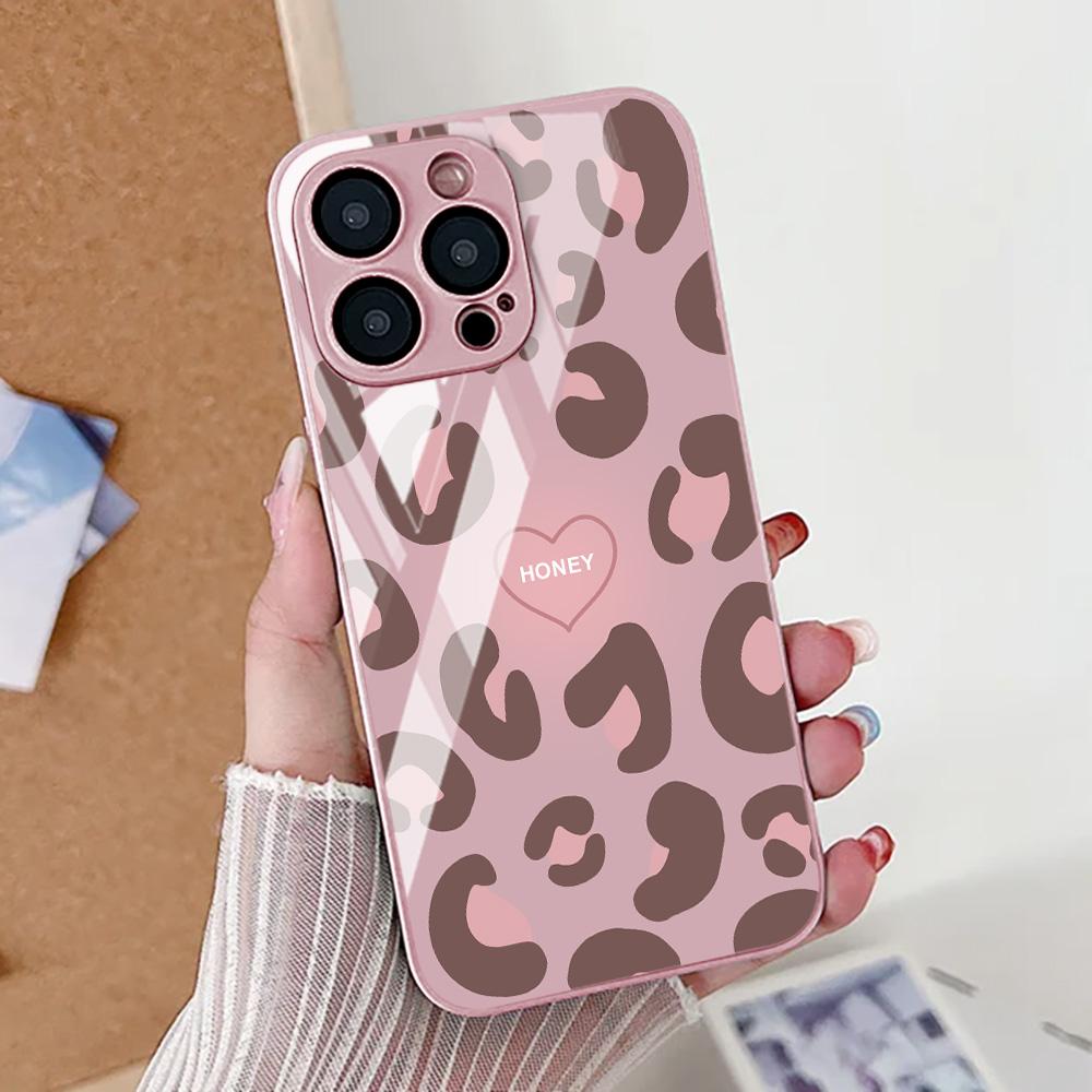 Leopardenmuster Handyhülle Für Samsung A56 5g A17 A55 A16 Hülle S24 S23 S25 Ultra A26 A54 A36 A53 A25 A15 A24 Gehärtetes Glas Cover