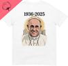 Pope Francis 19362025 T Shirt Catholic Church God Bless Pope Francis 100 Cotton Summer Graphic T Shirts Camisas Clothes