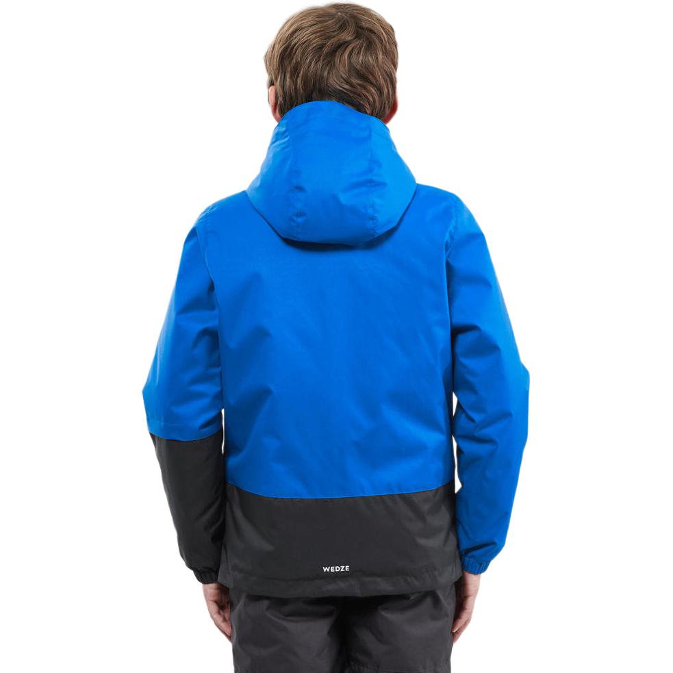 Decathlon 100% Водонепроницаемый Снегозащитный Теплый Детский Лыжный Костюм Кобальтово-синий/Графитовый Детская Модель