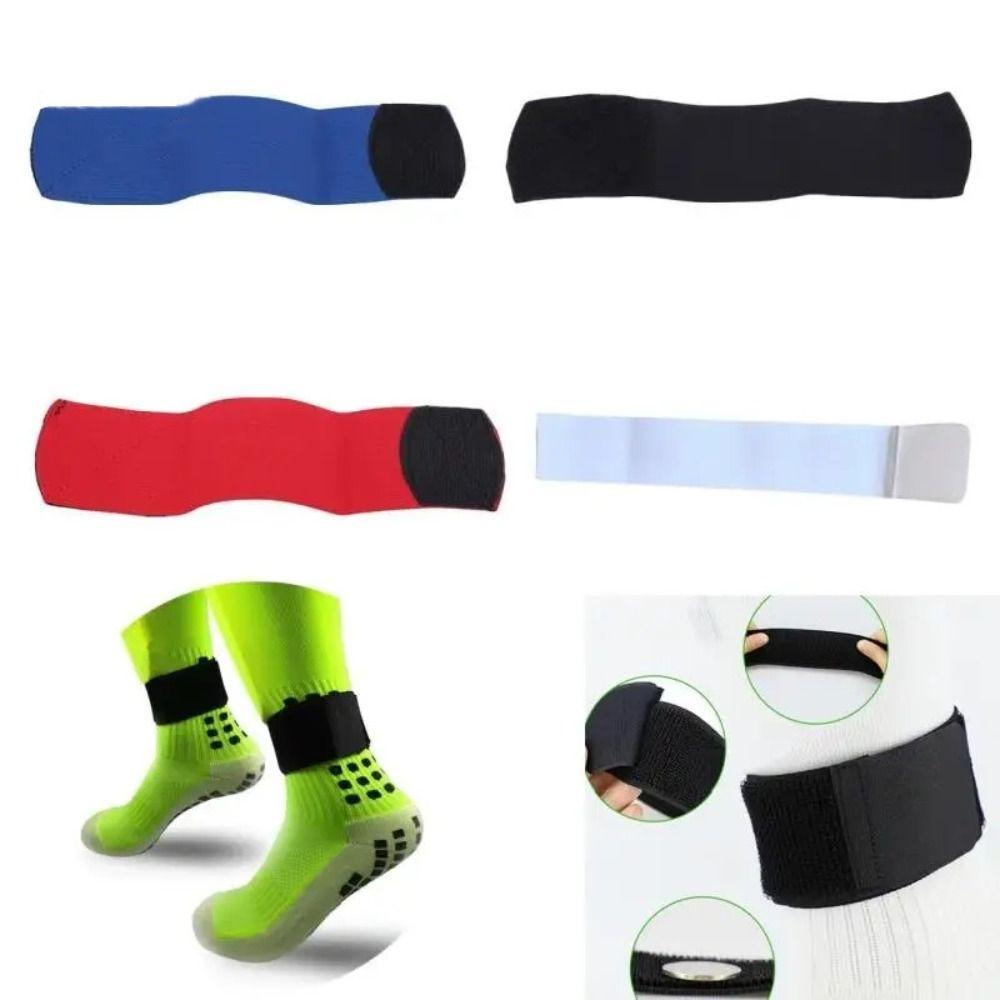 Practical Tape Shin Guard Bandage Prevent Drop Off Soccer Shin Guard Straps Basketball Volleyball