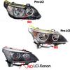 100W Angel Eye Tagfahrlicht (Tagfahrlicht) für BMW 5er Reihe E60 E61 LCI Halogen-Scheinwerfer 2007-2010 - Weiß oder Gelb