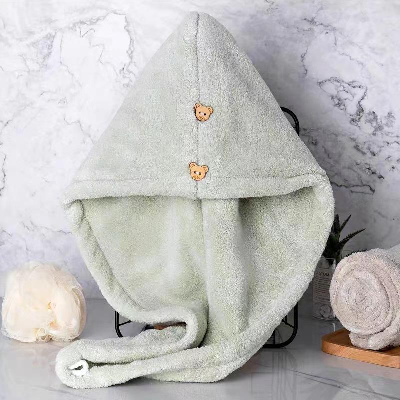 Women's Super Absorbent Quick-Drying Adult Hair Towel - Non-Shedding, Perfect for Long Hair