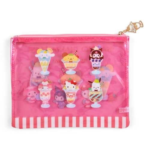 Sanrio Sanrio Characters Flat Pouch Set of 2 (Sanrio Parfait) 253774