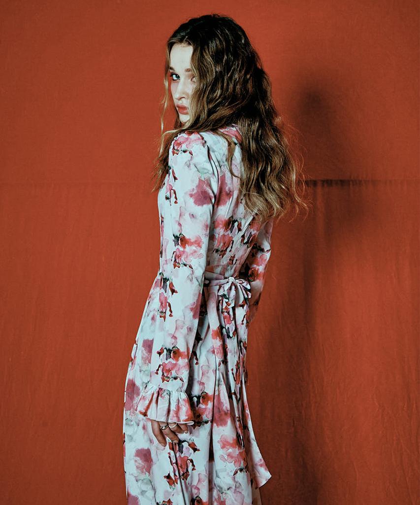 VIA LACTEA Floral Maxi Dress