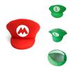 Sombrero Unisex de Cosplay de Super Mario Luigi Bros Para Adultos y Niños Accesorios de Disfraz de Halloween