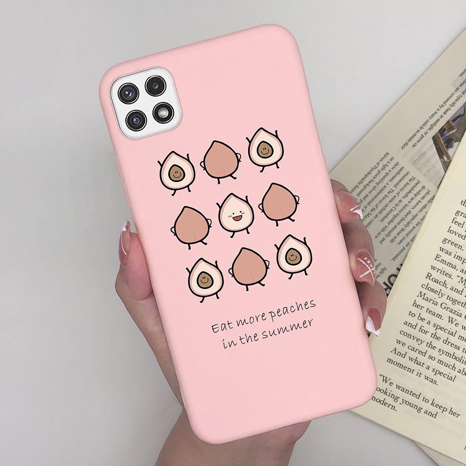 For Samsung Galaxy A22 A22s F42 5G Case Cute Avocado Silicon Back Soft Phone Cover For Samsung A 22 A 22s F 42 5G Colorful Shell