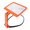 Neck Hanging Magnifying Glass Detachable 5X Magnification Hands Librate Magnifying Glass with 48 LED Chips for Senior