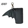 Waterproof Igniter Cover Gothic Bat Case Keychain, Punk Faux Leather Holder, Portable Sleeve Pouch for Backpack Pendant Halloween Keychain