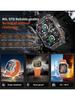 Military Smart Watch for Men with GPS Compass GPT Voice Assistant Smartwatch with LED Flashlight Bluetooth Call Fitness Tracker for Android & iOS