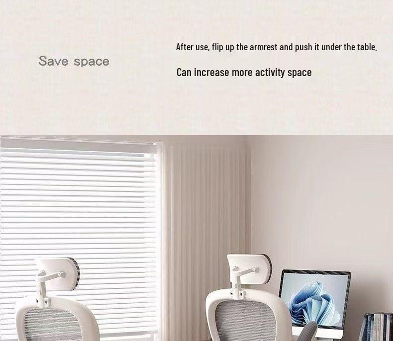 2026 Ergonomic Computer Chair with Breathable Mesh Backrest for Home and Office Use