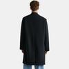 Zara Solid Color Single-Breasted Mid-Length Trench Coat Men coats Black 5070300-800