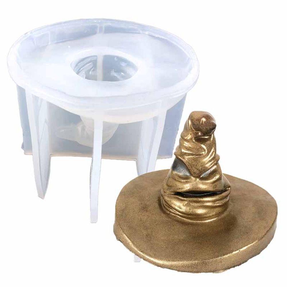 

Silicone Witch Hat Mould DIY Crystal Epoxy New Casting Mould Halloween