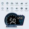 G16 Car HUD Head Up Display Beidou + GPS Dual System Smart Gauge Display With KMH MPH OverSpeed Alarm Compass