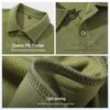 TonLion Men's Summer Breathable Waffle Short Sleeve T-Shirt