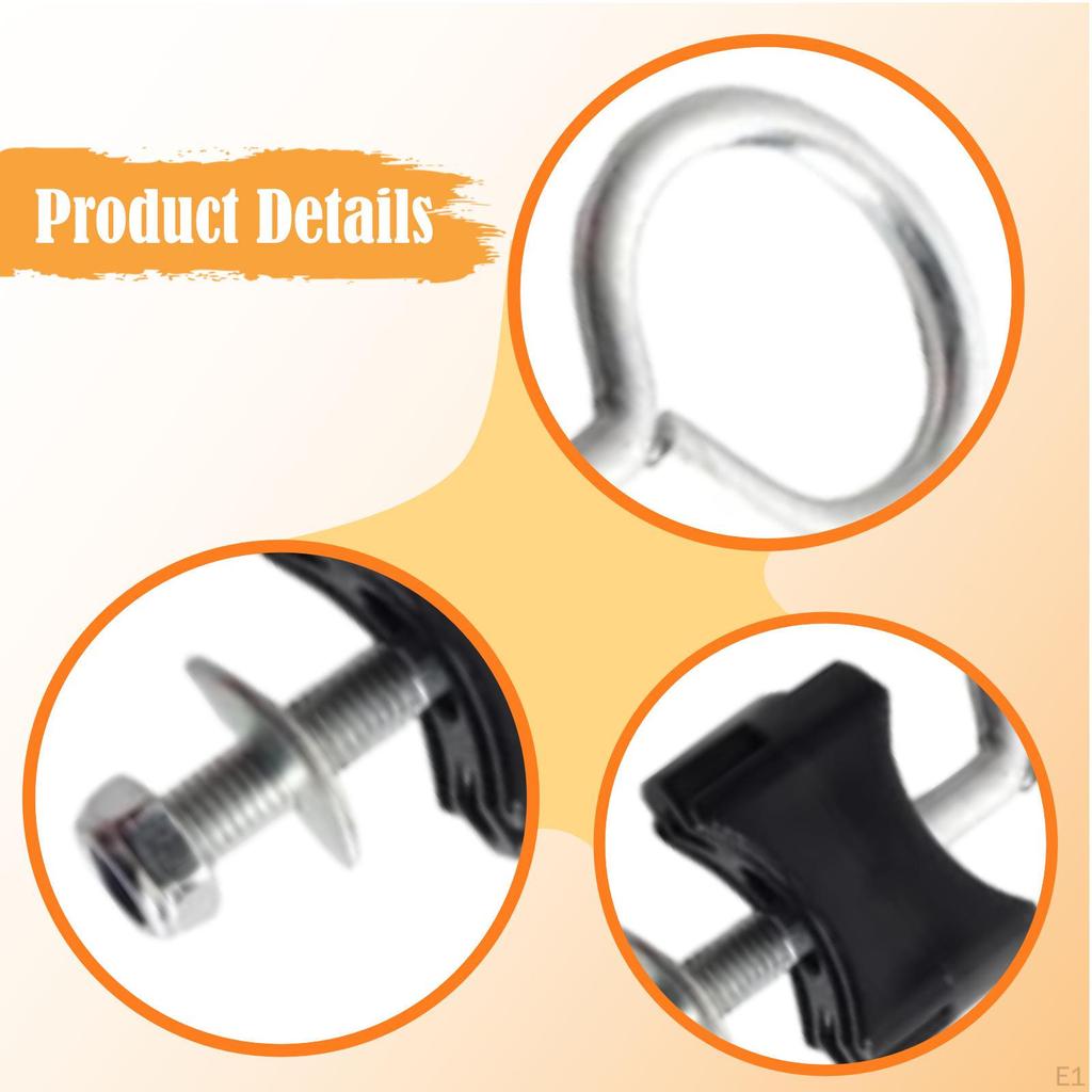 12 Pieces Trampoline Screws, and Nuts for Strengthen Stability Sturdy,Replacement Part