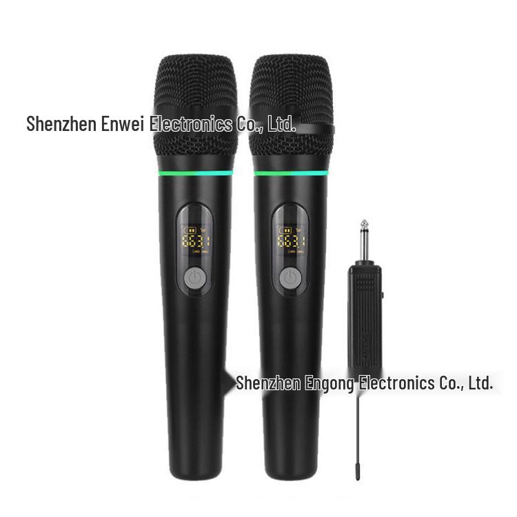 Professional V23 Wireless Microphone: Cross-Border, Dual Handheld, Outdoor, U Segment, Charging Conference & KTV System.