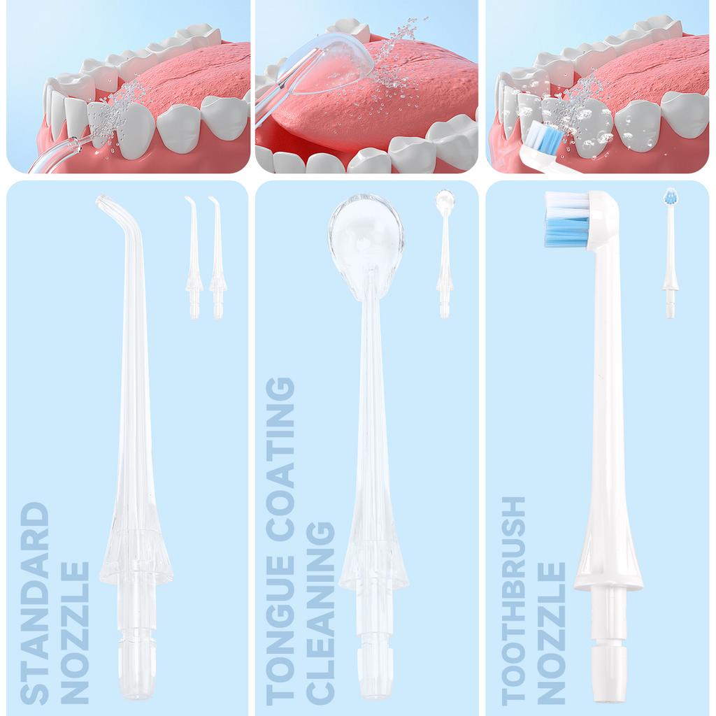 Water Flosser Electric Teeth Cleaning Water Floss Tooth Cleaner Tool Kit Portable Travel Teeth Irrigation Cleaner