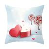Valentine's Day Decor Pillowcases 4,Pack, Love Heart Printed Cushion Covers For Sofa/Bed,Red Black Pillow Cases For Home Decoration
