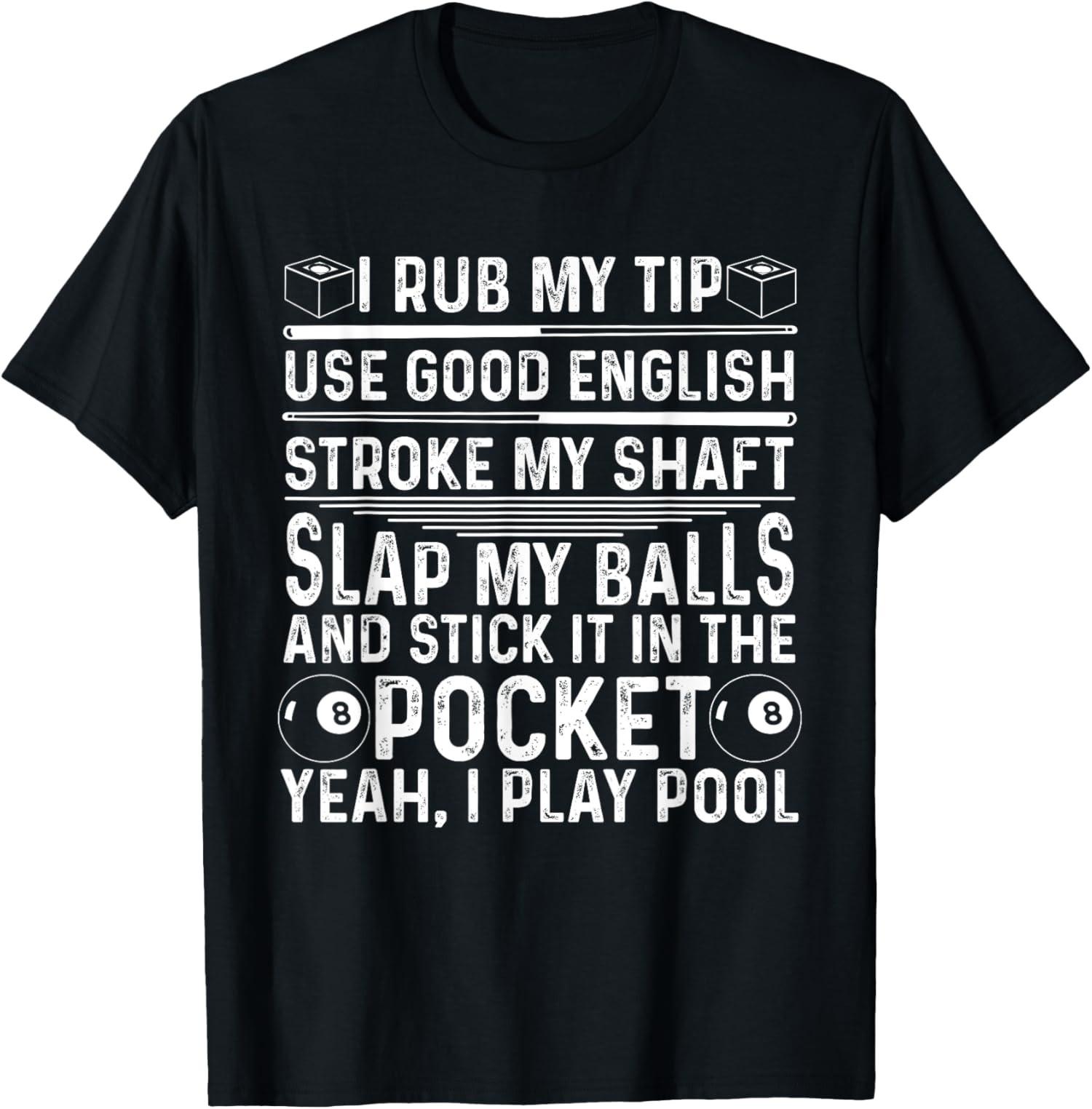 

Funny Pool Player Billiard Gift Game Lovers Design Unisex T-Shirt 5XL різнокольоровий