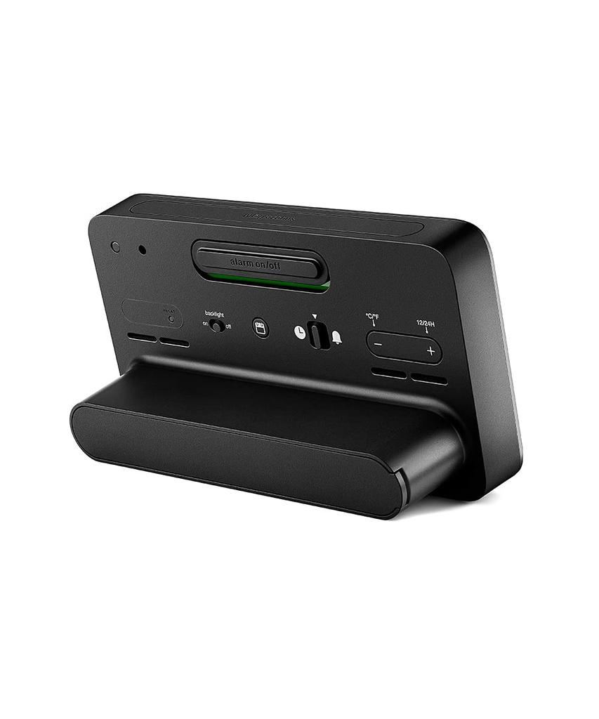 Imported Digital Alarm Table Clock Black BC10B [Regular Product] BRAUN/Brown