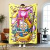 Adventure Time Soft and comfortable flannel Suitable for sofas living rooms outdoor camping travel and also makes a great anniversary gift