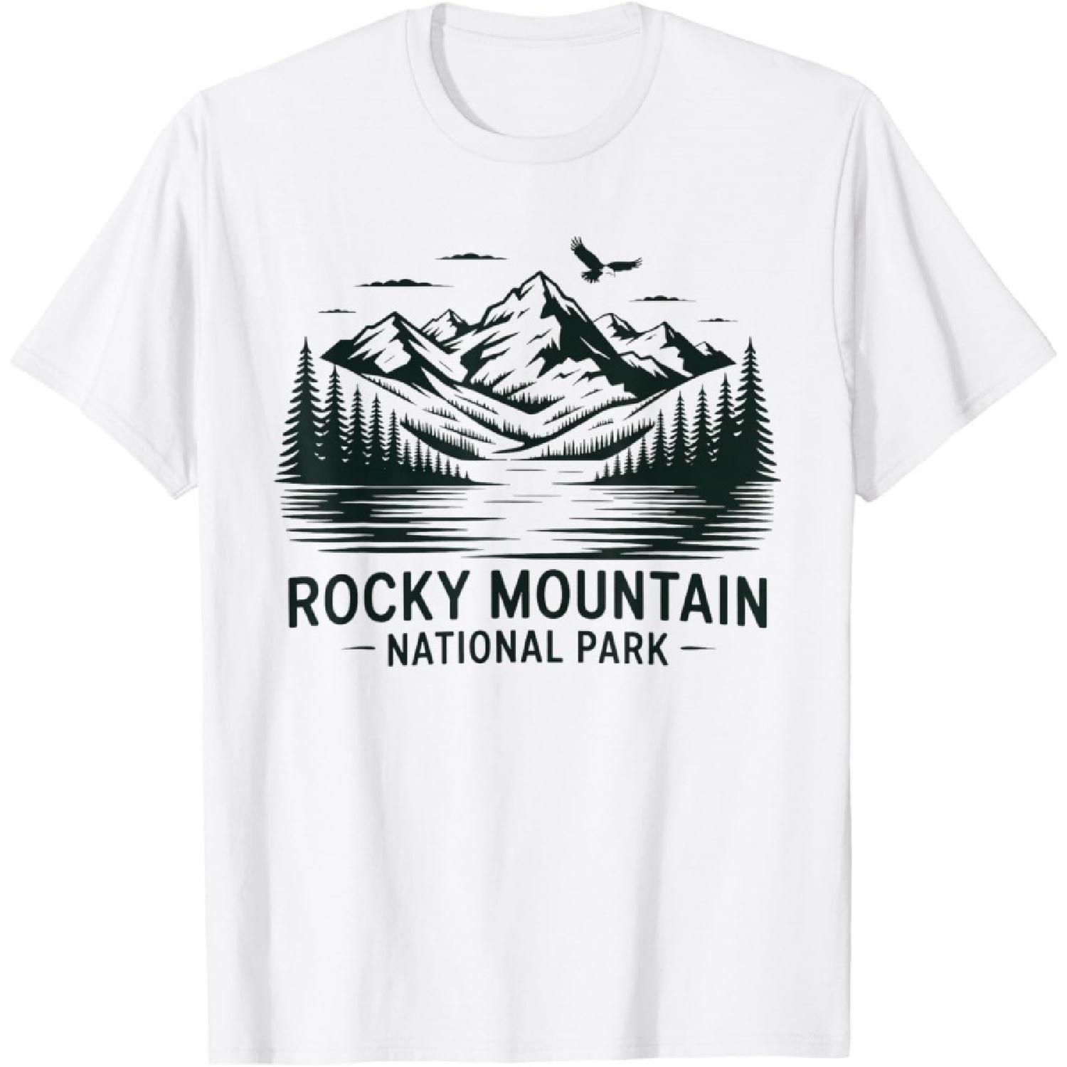 Rocky Mountains National Park Camping Rockies National Park T-Shirt S