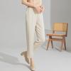 Women's Mulberry Silk Blend Straight-Leg Casual Pants