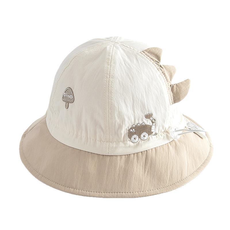 Spring and Summer Children's Hats, Pure Cotton, Outdoor Windproof and Sunshade, Student Basin Hats, Brim Sunshade, Fisherman Hats