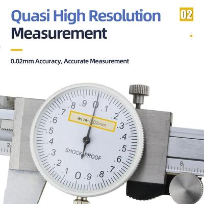 Messschieber Professionelles Pachymeter Schreinerwerkzeuge Messwerkzeug Mikrometer Lineal Edelstahl Pachymeter Messuhr-Messschieber