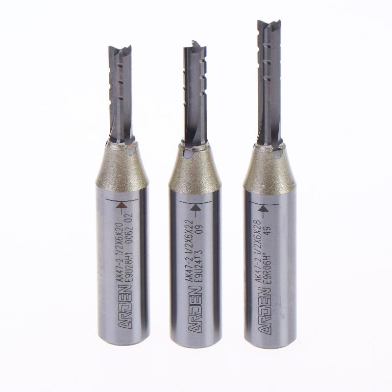 

3 Flutes TCT Straight Router Bit 3-blade Cutting CNC Milling Cutter Carbide Cutter For Wood MDF Multilayer Particle Board A1