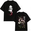 2026 New Anime Demon Slayer Kokushibo Graphic T Shirt Men Women Clothing Cartoon Fashion T-shirt Men's Casual Summer T-shirts
