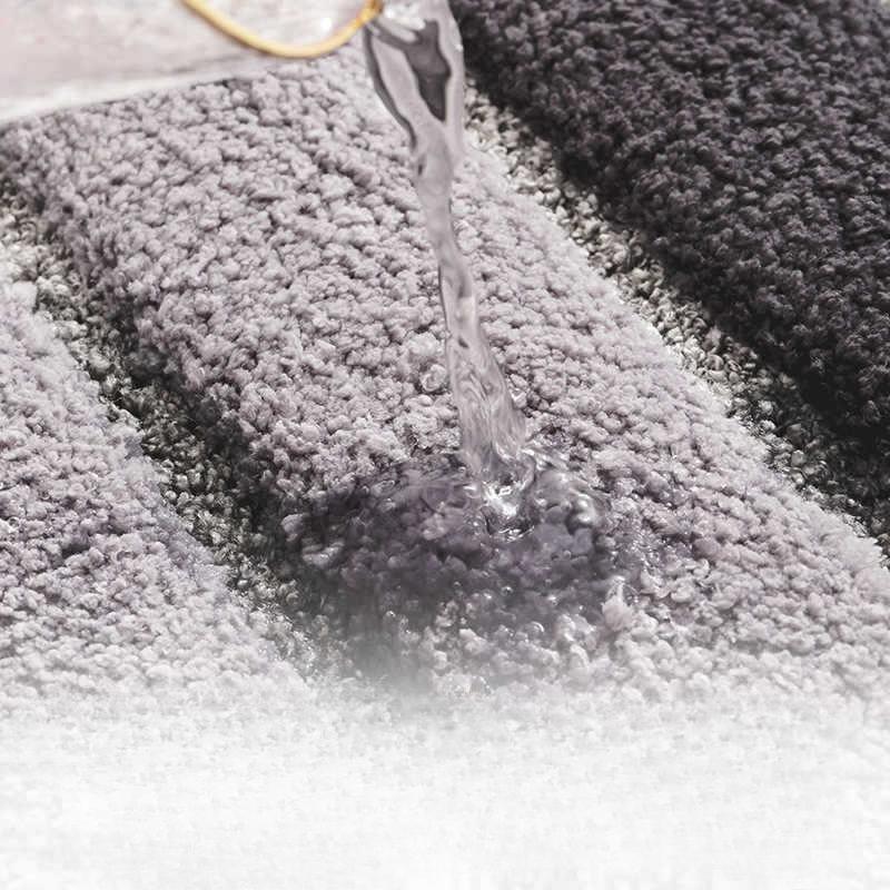 2026 Water-absorbent Non-slip Foot Mat Imitation Cashmere Floor Mat Bathroom Mat Household Door Mat Carpet