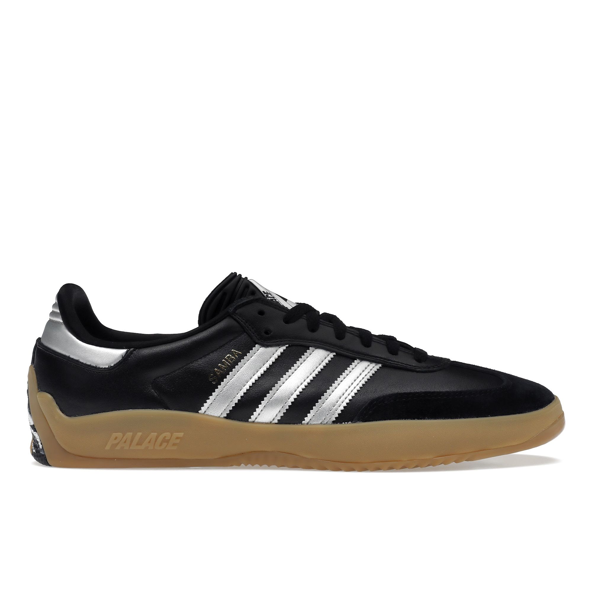 

Кроссовки унисекс adidas Palace x Puig Samba Black Silver Core-Black Silver-Metallic Gum-4 HQ6099