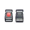 Adjustable 15-38mm Red Dot Snap Fastener Slide Lock Buckle for Pet Collars and Helmets