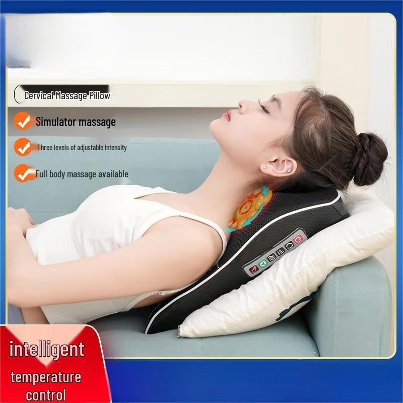 Ayub Neck and Lumbar Massager with Heat and Kneading