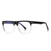 Trendy Blue Light Blocking Reading Glasses For Men TR90 Spring Hinge Fashion Square Frame Presbyopia Glasses