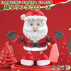 OBEST Dancing Santa Robot Santa Claus Toy Model with LED Electronic Collectible Moveable Educational Singing and Baby Christmas Gift for Boys and