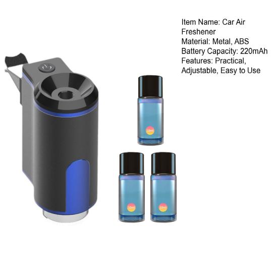 Intelligent Car Air Outlet Aromatherapy Diffuser Universal Easy To Install Rechargeable Smart Car Air Freshener with 3 Fragrance Modes