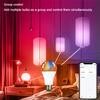 Intelligente Glühbirne Smart Life App-Steuerung WiFi Bluetooth RGB + CW LED-Licht 220-265V Dimmbar Kristall Raumdekoration